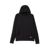 Vuori 01. MENS APPAREL - MENS LS SHIRTS - MENS LS HOODY Men's Ponto Performance Half Zip Hoodie HBK BLACK HEATHER