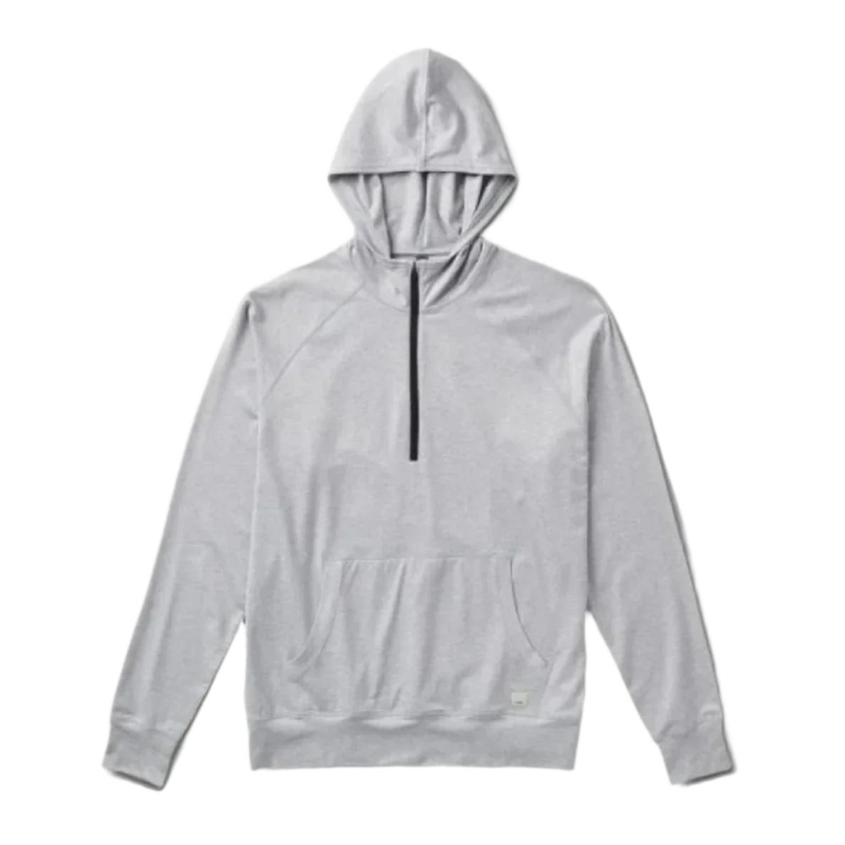 Vuori 01. MENS APPAREL - MENS LS SHIRTS - MENS LS HOODY Men's Ponto Performance Half Zip Hoodie HPT PLATINUM HEATHER