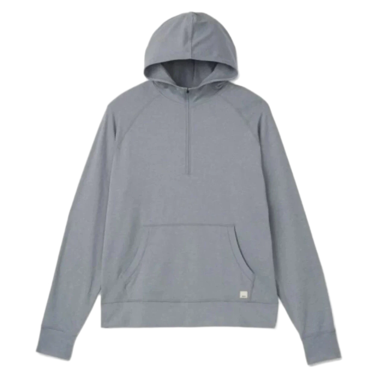 Vuori 01. MENS APPAREL - MENS LS SHIRTS - MENS LS HOODY Men's Ponto Performance Half Zip Hoodie STH STEEL HEATHER