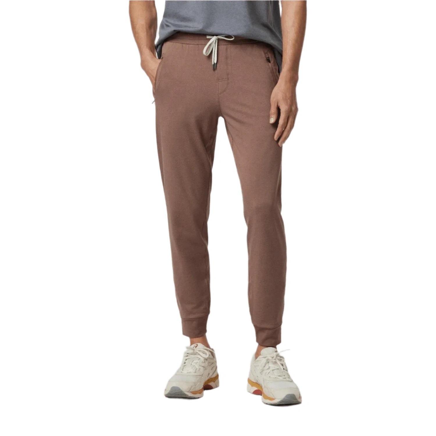 Vuori 01. MENS APPAREL - MENS PANTS - MENS PANTS LOUNGE Men's Ponto Performance Jogger HBK BLACK HEATHER