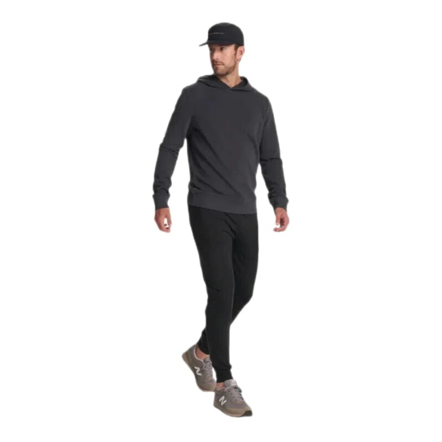 Vuori 01. MENS APPAREL - MENS PANTS - MENS PANTS LOUNGE Men's Ponto Performance Jogger HBK BLACK HEATHER