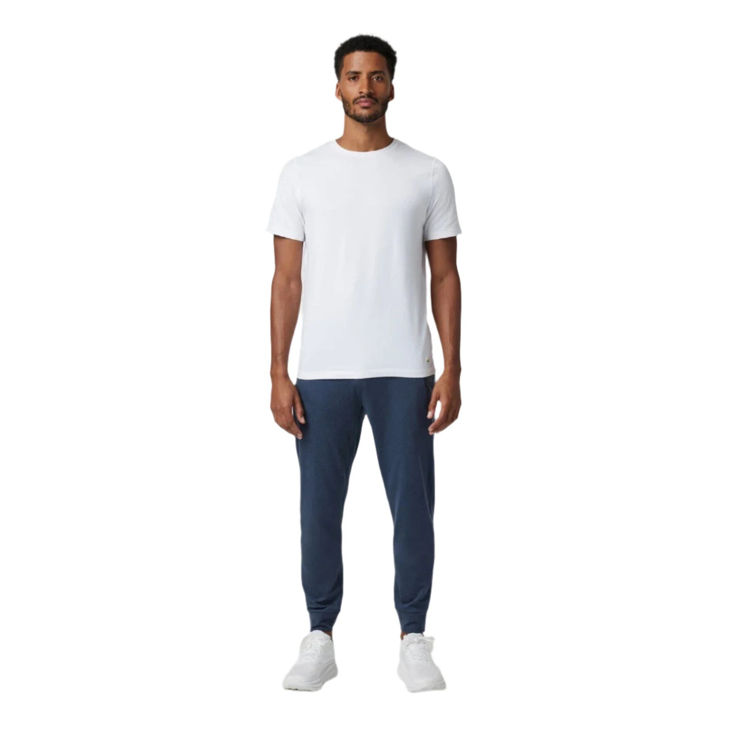 Vuori 01. MENS APPAREL - MENS PANTS - MENS PANTS LOUNGE Men's Ponto Performance Jogger HAZ AZURE HEATHER