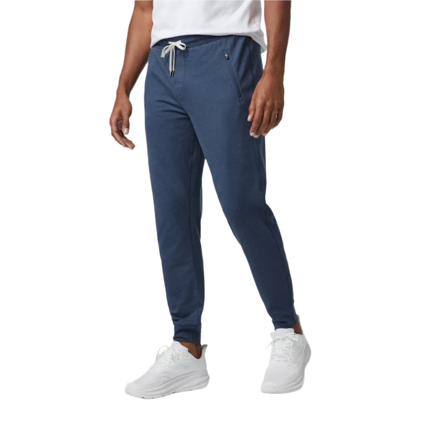 Vuori 01. MENS APPAREL - MENS PANTS - MENS PANTS LOUNGE Men's Ponto Performance Jogger HAZ AZURE HEATHER