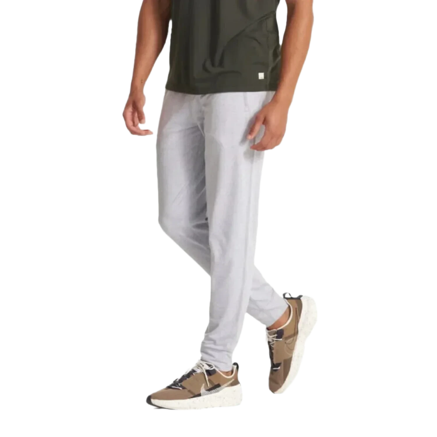 Vuori 01. MENS APPAREL - MENS PANTS - MENS PANTS LOUNGE Men's Ponto Performance Jogger HPT PLATINUM HEATHER