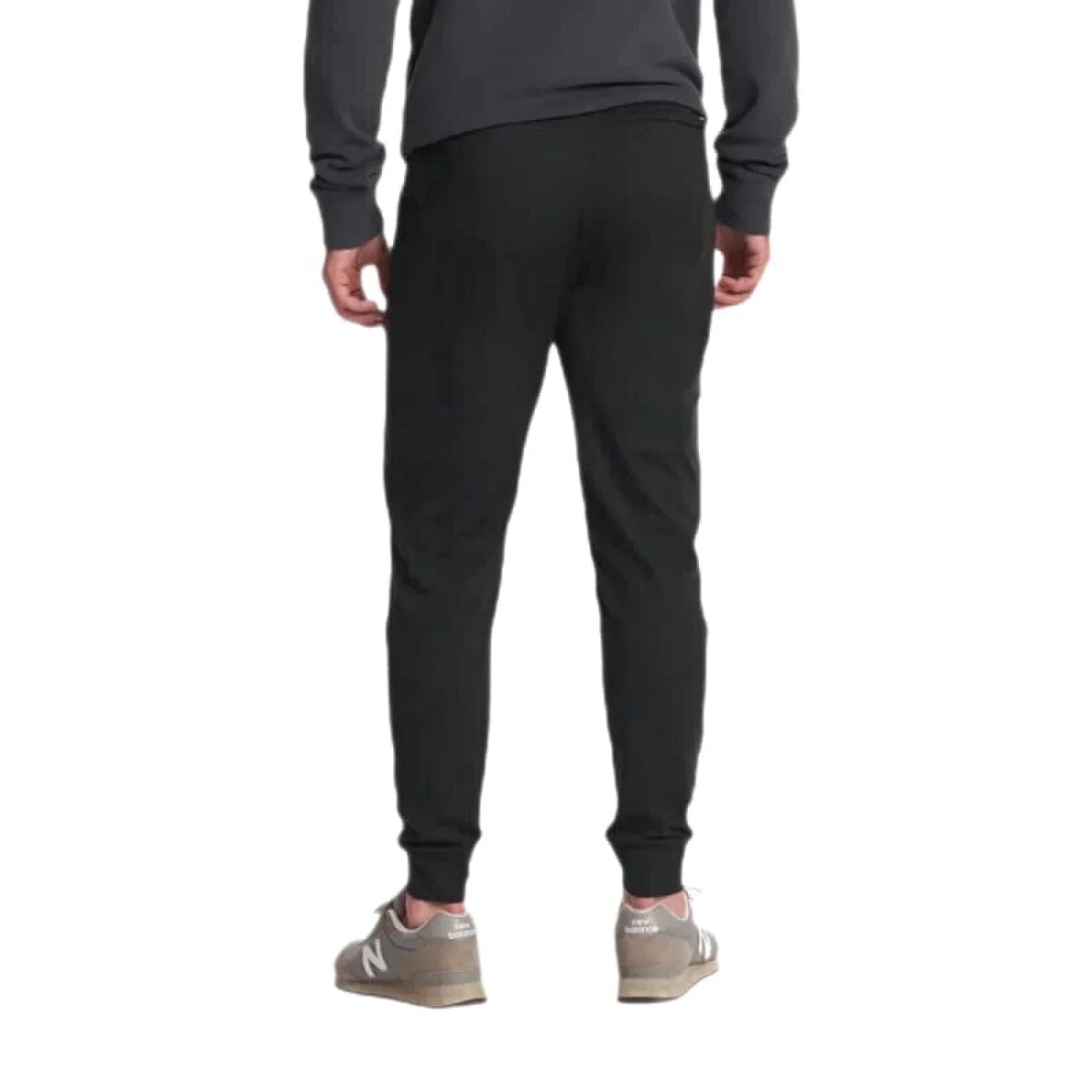 Vuori 01. MENS APPAREL - MENS PANTS - MENS PANTS LOUNGE Men's Ponto Performance Jogger HBK BLACK HEATHER