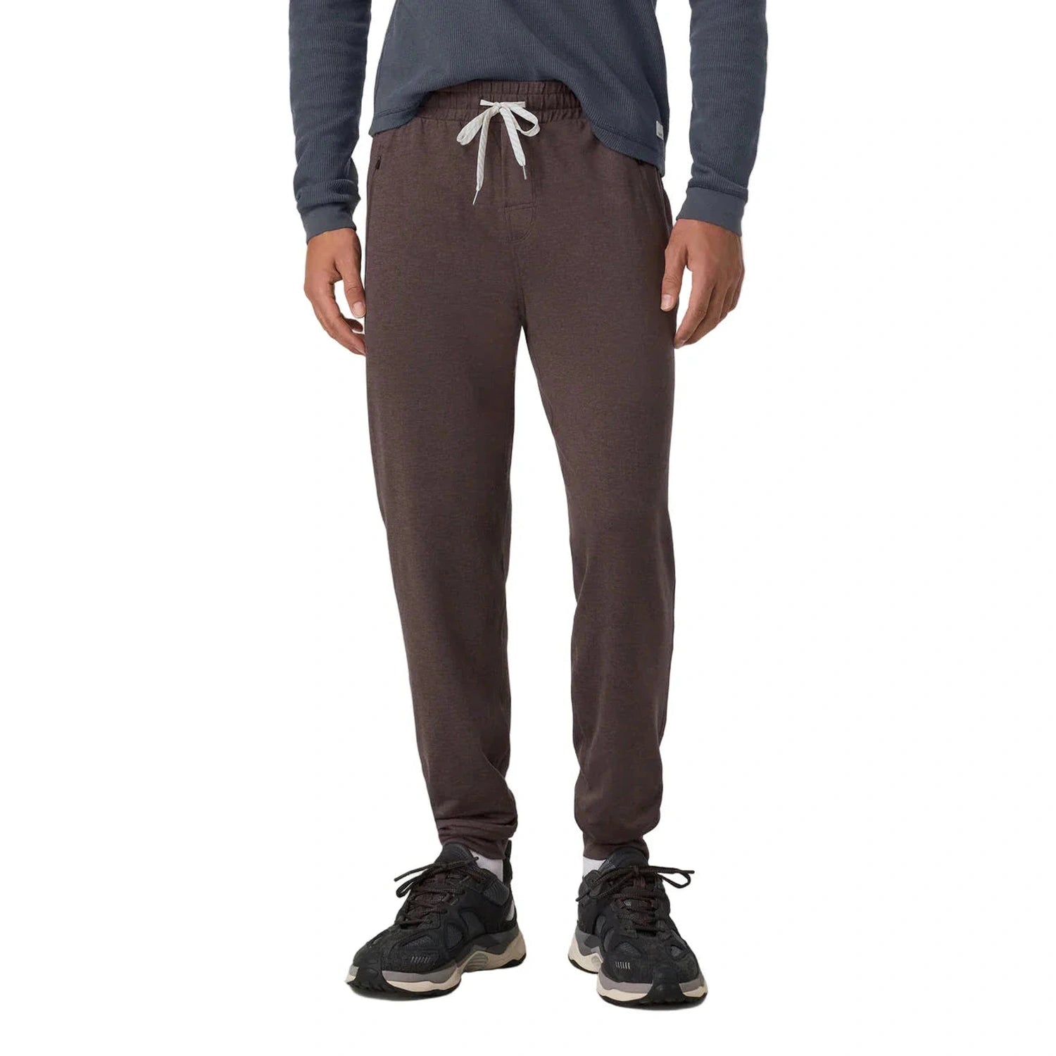 Vuori 01. MENS APPAREL - MENS PANTS - MENS PANTS LOUNGE Men's Ponto Performance Jogger HHS SANGRIA HEATHER
