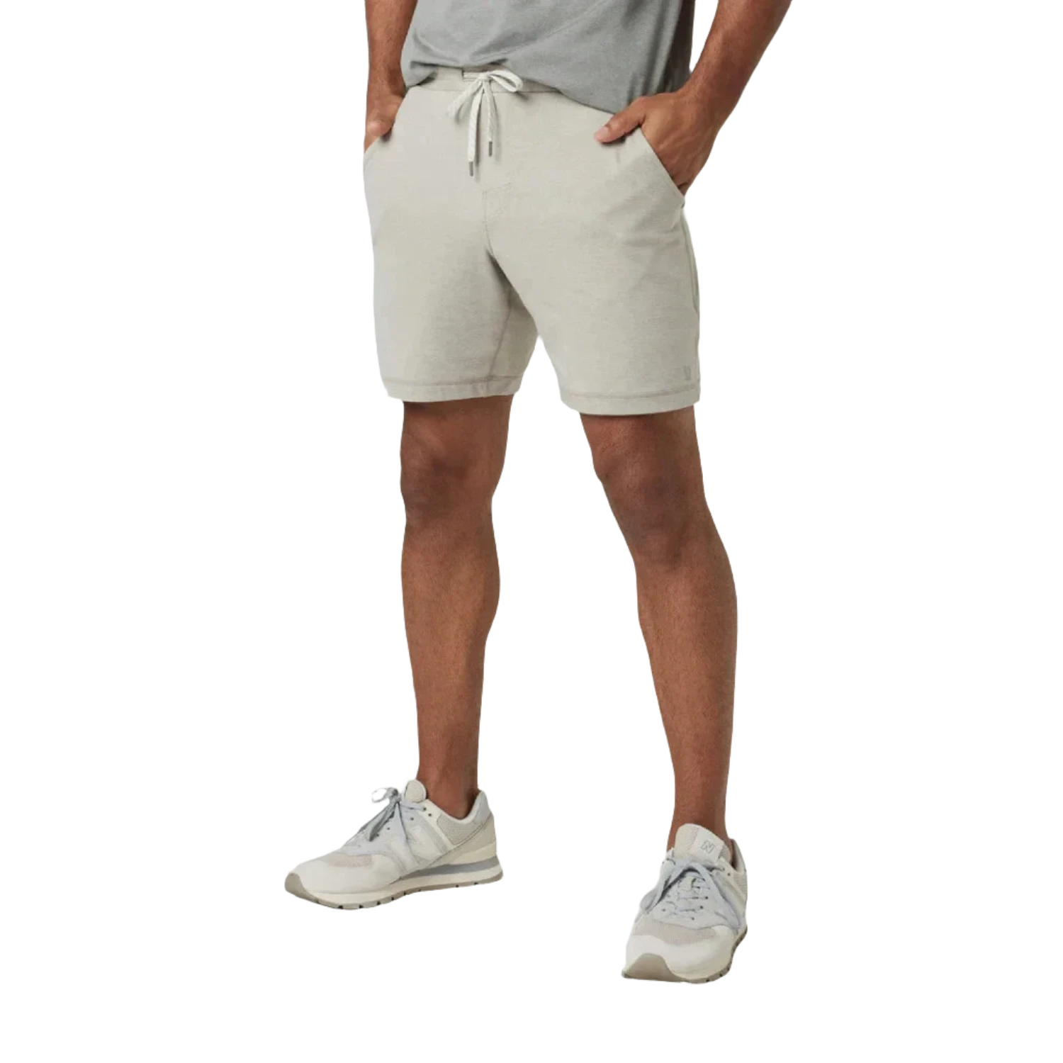 Vuori 01. MENS APPAREL - MENS SHORTS - MENS SHORTS LOUNGE Men's Ponto Short - 7.5 in HDA DARK SALT HEATHER