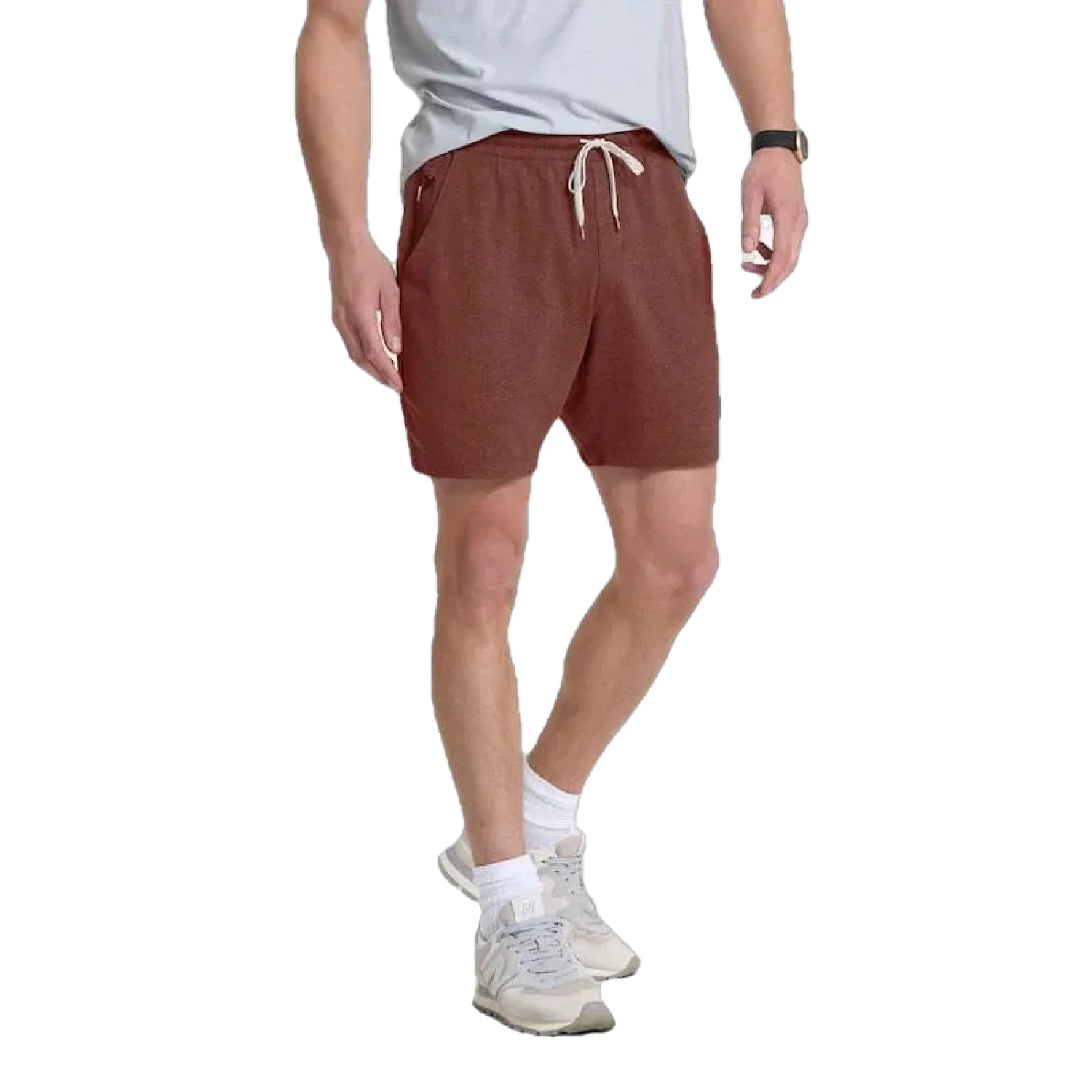 Vuori 01. MENS APPAREL - MENS SHORTS - MENS SHORTS LOUNGE Men's Ponto Short - 7.5 in HCD CEDAR HEATHER