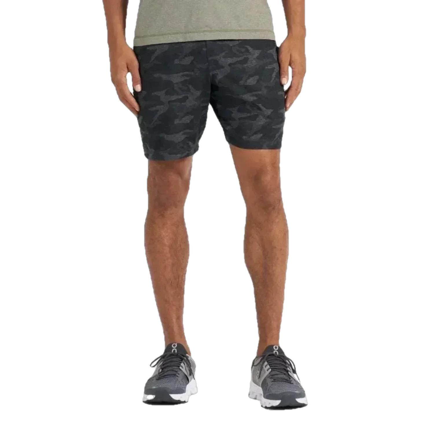 Vuori 01. MENS APPAREL - MENS SHORTS - MENS SHORTS LOUNGE Men's Ponto Short - 7.5 in BLACK CAMO