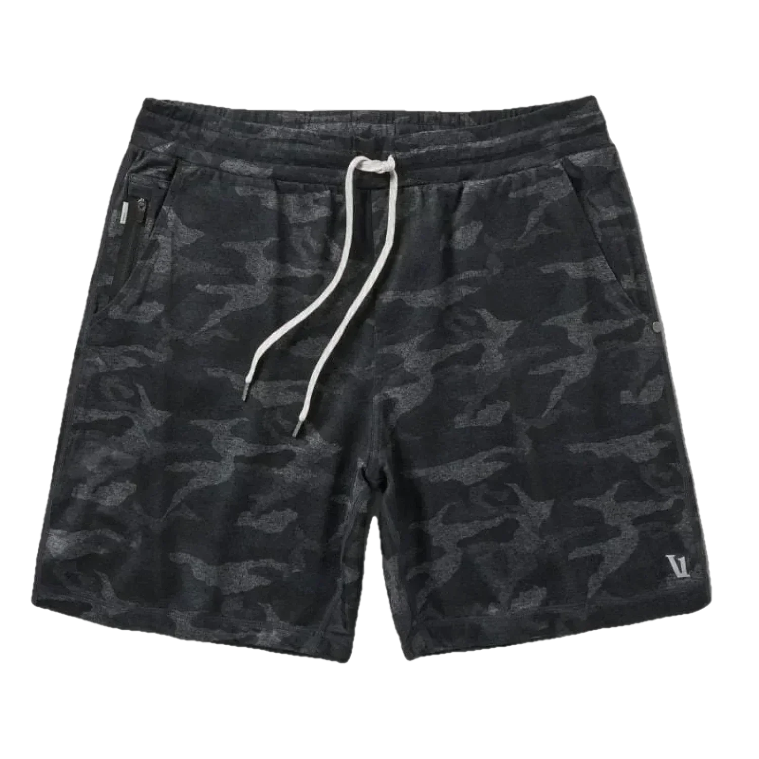 Vuori 01. MENS APPAREL - MENS SHORTS - MENS SHORTS LOUNGE Men's Ponto Short - 7.5 in BLACK CAMO