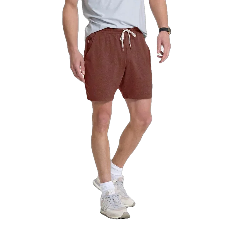 Vuori 05. M. SPORTSWEAR - M. SYNTHETIC SHORT Men's Ponto Short - 7.5 in HCD CEDAR HEATHER