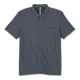 Vuori 01. MENS APPAREL - MENS SS SHIRTS - MENS SS BUTTON UP Men's Short Sleeve Ace Button Down CCL CHARCOAL