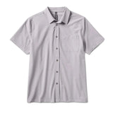 Vuori 01. MENS APPAREL - MENS SS SHIRTS - MENS SS BUTTON UP Men's Short Sleeve Bridge Button Down FOG FOG