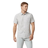 Vuori 01. MENS APPAREL - MENS SS SHIRTS - MENS SS BUTTON UP Men's Short Sleeve Bridge Button Down UBS UMBER SAGO