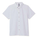 Vuori 01. MENS APPAREL - MENS SS SHIRTS - MENS SS BUTTON UP Men's Short Sleeve Manhattan Button Down WHT WHITE