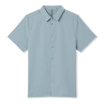 Vuori 01. MENS APPAREL - MENS SS SHIRTS - MENS SS BUTTON UP Men's Short Sleeve Manhattan Button Down MIT MIST