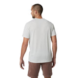 Vuori 01. MENS APPAREL - MENS T-SHIRTS - MENS T-SHIRT SS Men's Short Sleeve Marina Stripe Tee LTG LIGHT GREY