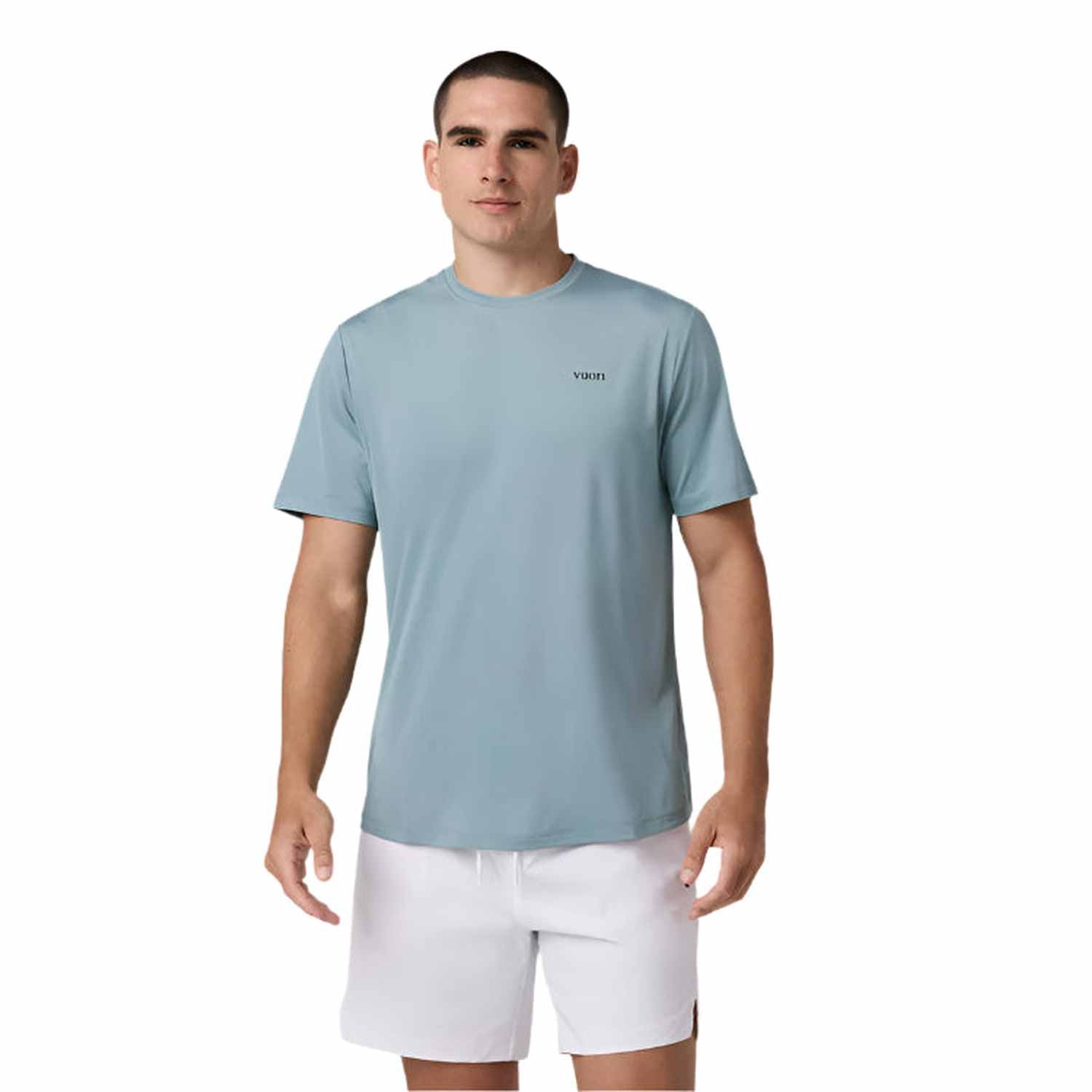 Vuori 01. MENS APPAREL - MENS SS SHIRTS - MENS SS ACTIVE Men's Short Sleeve Viewpoint Performance Tee 2.0 MIT MIST