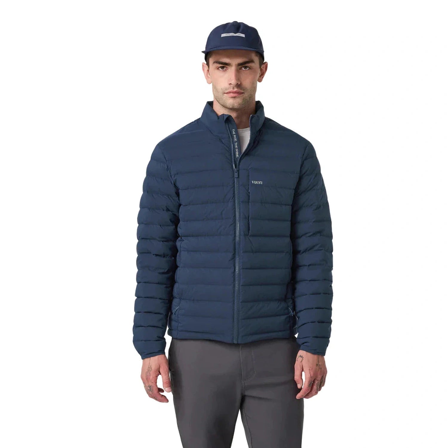 Vuori 01. MENS APPAREL - MENS JACKETS - MENS JACKETS INSULATED Men's Steadfast Insulated Jacket BCO BLUE COAST