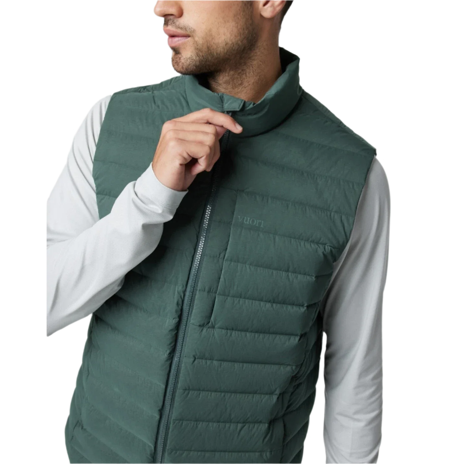 Vuori 01. MENS APPAREL - MENS VEST - MENS VEST INSULATED Men's Steadfast Insulated Vest APN ASPEN