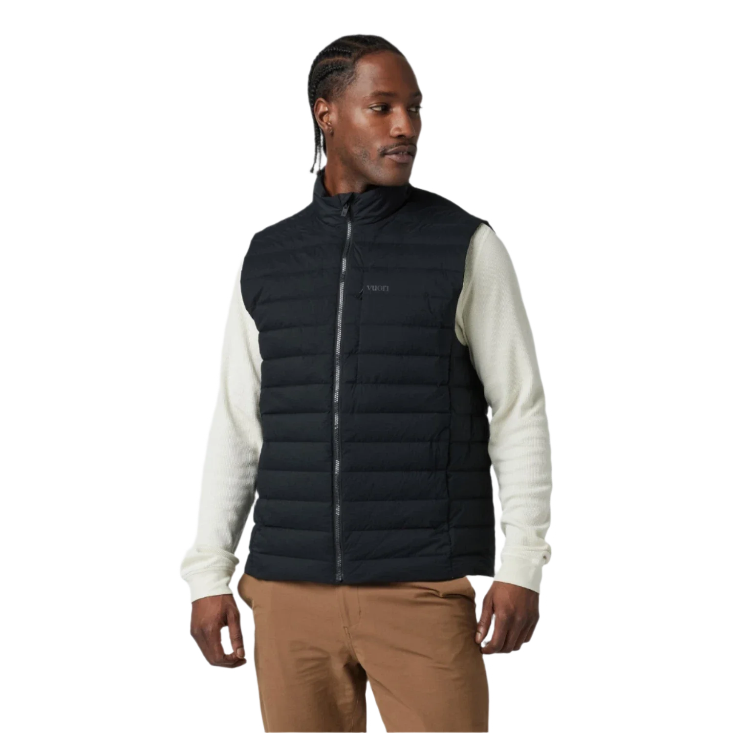 Vuori 01. MENS APPAREL - MENS VEST - MENS VEST INSULATED Men's Steadfast Insulated Vest BLK BLACK