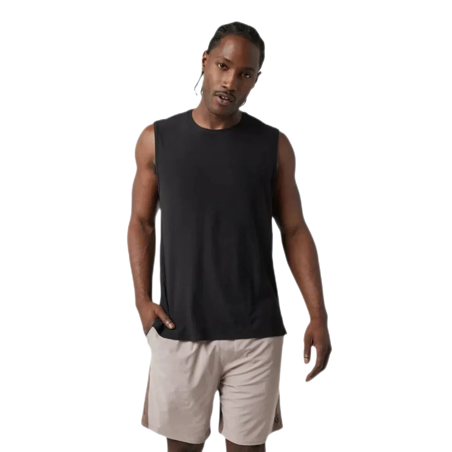 Vuori 01. MENS APPAREL - MENS SS SHIRTS - MENS SS ACTIVE Men's Strato Muscle Tee BLK BLACK