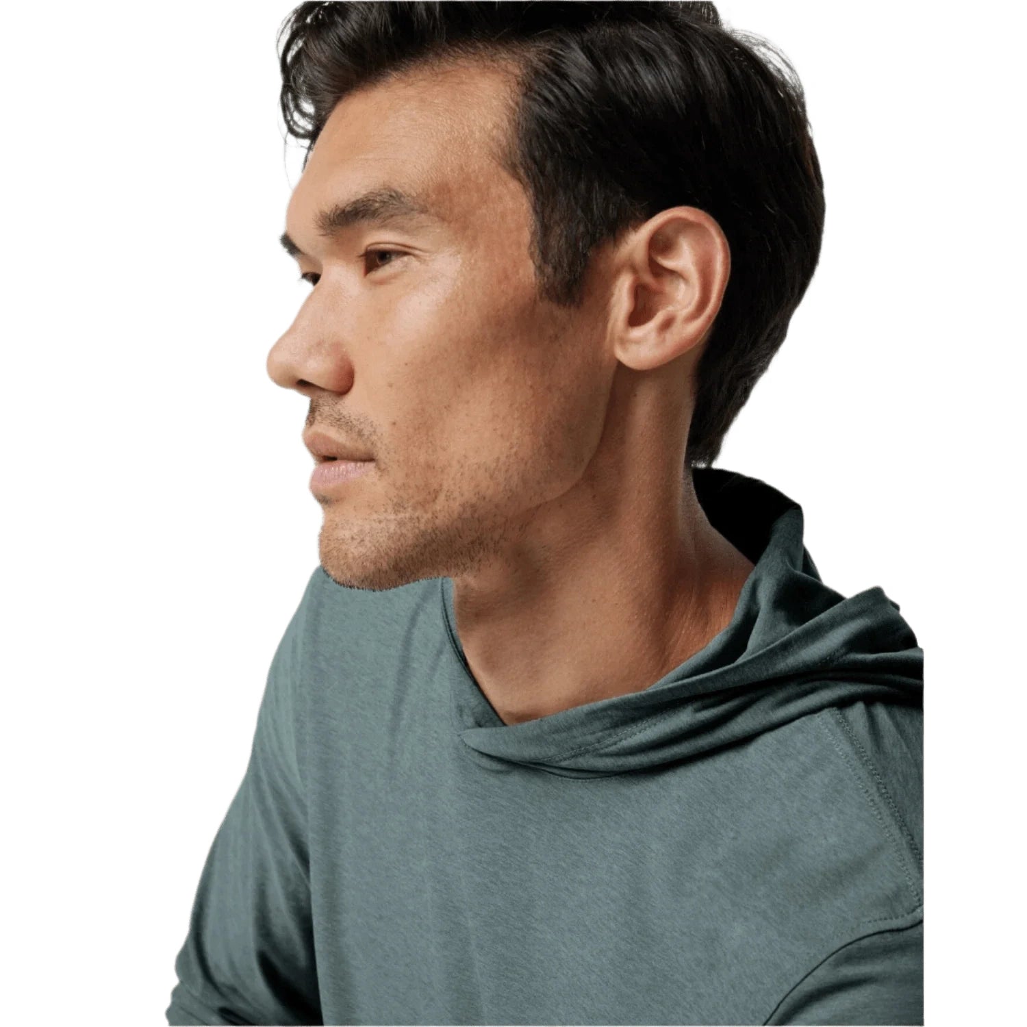 Vuori 01. MENS APPAREL - MENS LS SHIRTS - MENS LS HOODY Men's Strato Tech Hoodie HBM BALSAM HEATHER