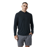 Vuori 01. MENS APPAREL - MENS LS SHIRTS - MENS LS HOODY Men's Strato Tech Hoodie HBK BLACK HEATHER