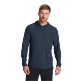 Vuori 01. MENS APPAREL - MENS LS SHIRTS - MENS LS HOODY Men's Strato Tech Hoodie HNV NAVY HEATHER