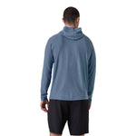 Vuori 01. MENS APPAREL - MENS LS SHIRTS - MENS LS HOODY Men's Strato Tech Hoodie HPB POOL BLUE HEATHER