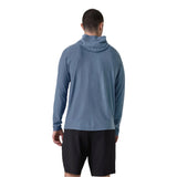 Vuori 01. MENS APPAREL - MENS LS SHIRTS - MENS LS HOODY Men's Strato Tech Hoodie HPB POOL BLUE HEATHER