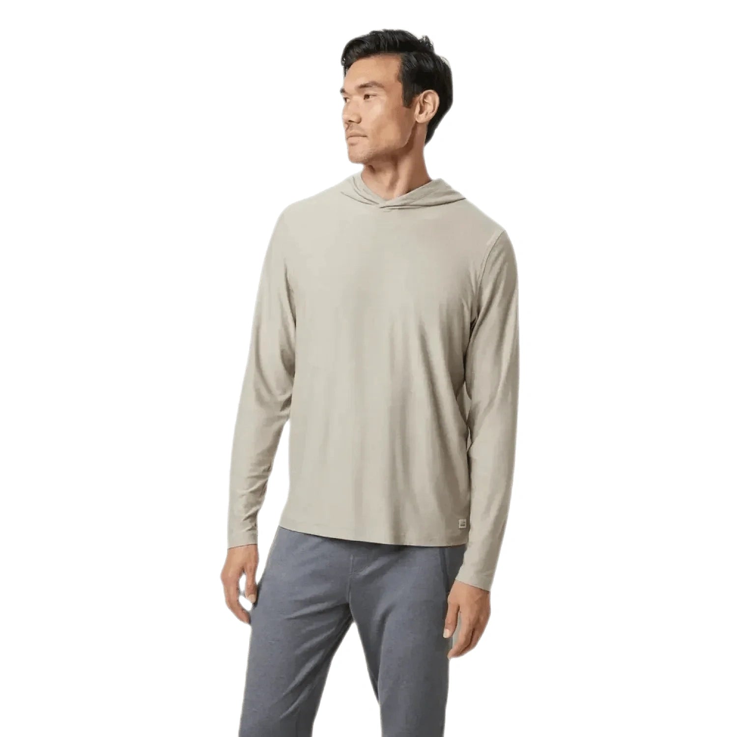 Vuori 01. MENS APPAREL - MENS LS SHIRTS - MENS LS HOODY Men's Strato Tech Hoodie TSH TOAST HEATHER