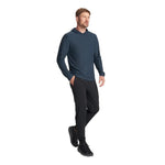 Vuori 01. MENS APPAREL - MENS LS SHIRTS - MENS LS HOODY Men's Strato Tech Hoodie HNV NAVY HEATHER