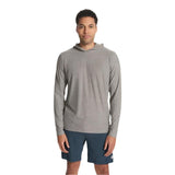 Vuori 01. MENS APPAREL - MENS LS SHIRTS - MENS LS HOODY Men's Strato Tech Hoodie HTG HEATHER GREY