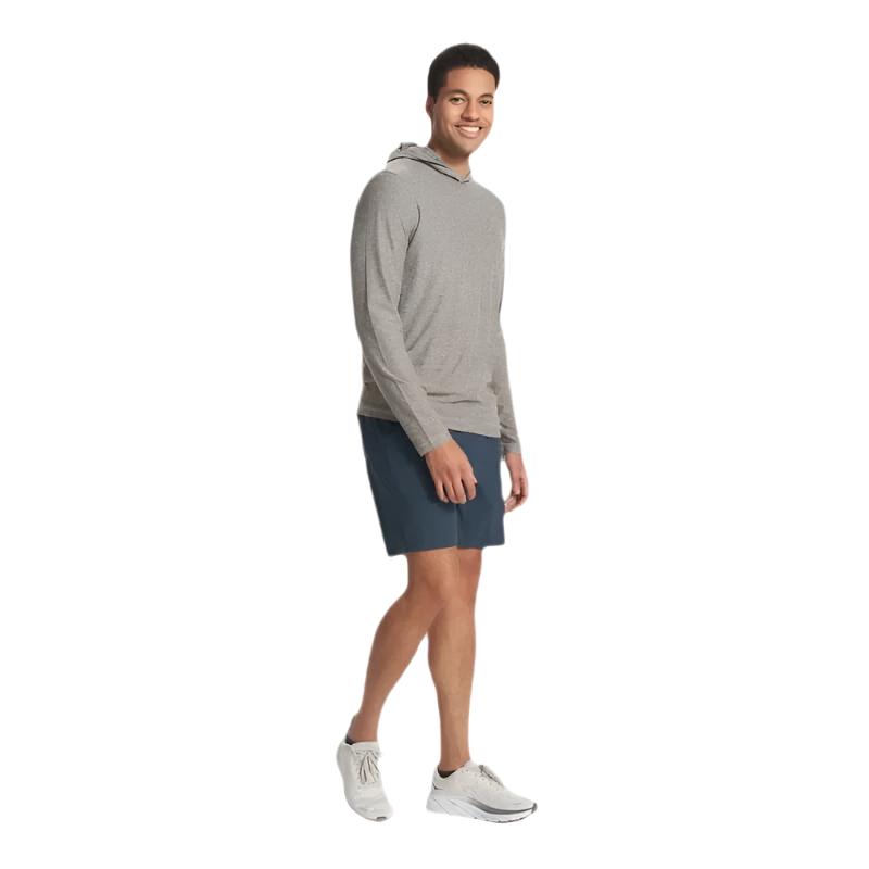 Vuori 01. MENS APPAREL - MENS LS SHIRTS - MENS LS HOODY Men's Strato Tech Hoodie HTG HEATHER GREY