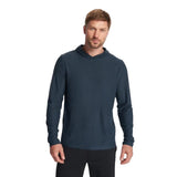 Vuori 01. MENS APPAREL - MENS LS SHIRTS - MENS LS HOODY Men's Strato Tech Hoodie HNV NAVY HEATHER