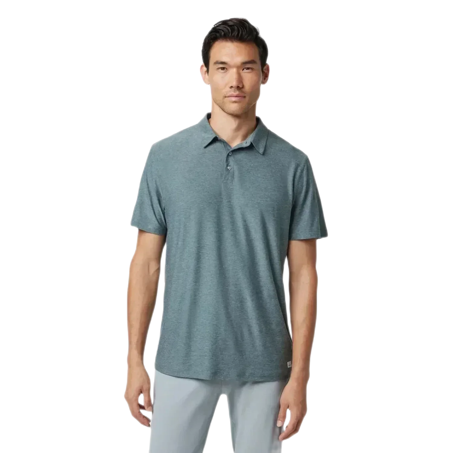 Vuori 01. MENS APPAREL - MENS SS SHIRTS - MENS SS POLO Men's Strato Tech Polo HKR KASHMIR HEATHER