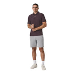 Vuori 01. MENS APPAREL - MENS SS SHIRTS - MENS SS POLO Men's Strato Tech Polo HRA RAISIN HEATHER