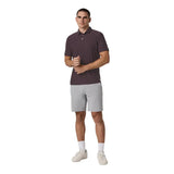 Vuori 01. MENS APPAREL - MENS SS SHIRTS - MENS SS POLO Men's Strato Tech Polo HRA RAISIN HEATHER