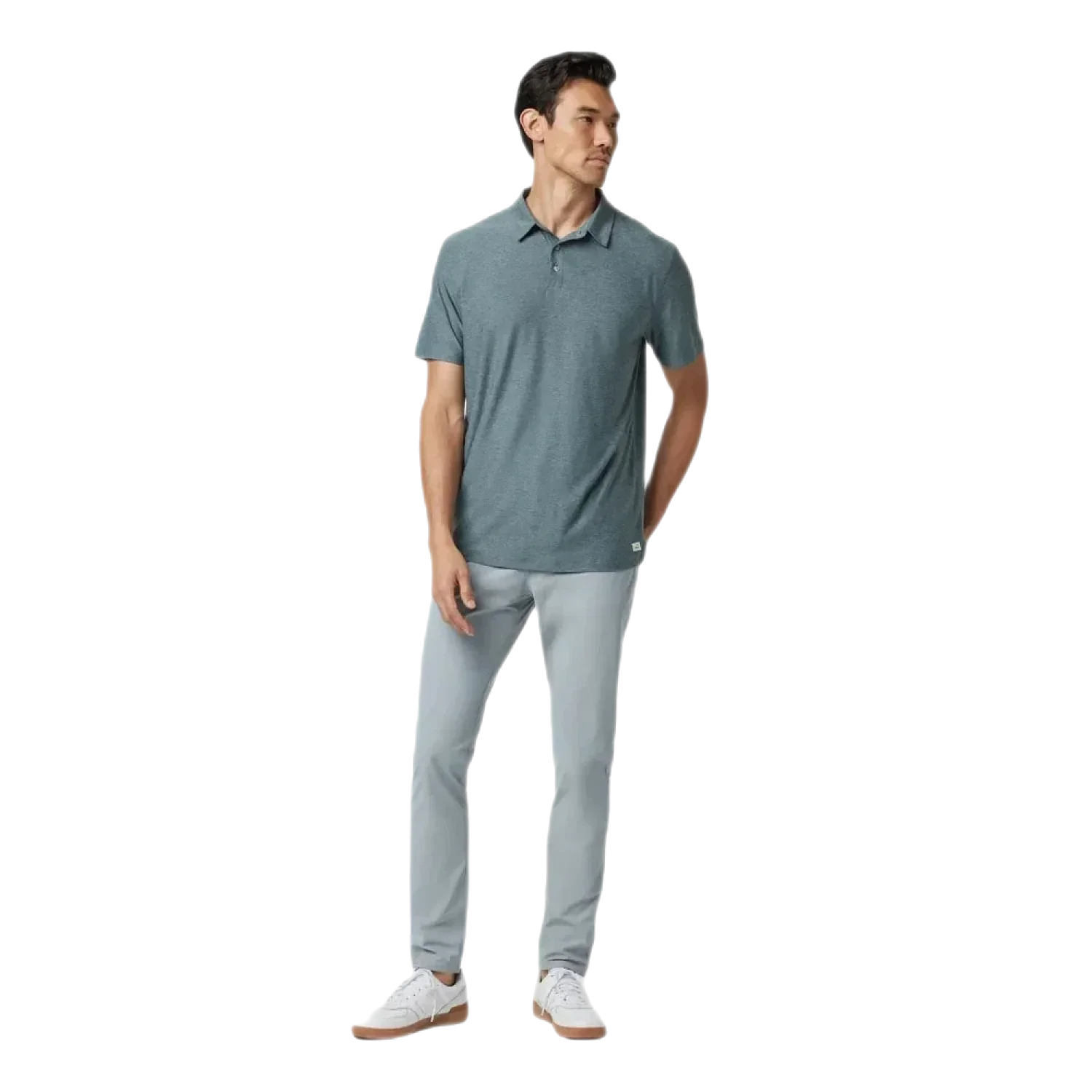 Vuori 01. MENS APPAREL - MENS SS SHIRTS - MENS SS POLO Men's Strato Tech Polo HKR KASHMIR HEATHER