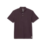 Vuori 01. MENS APPAREL - MENS SS SHIRTS - MENS SS POLO Men's Strato Tech Polo HRA RAISIN HEATHER
