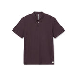 Vuori 01. MENS APPAREL - MENS SS SHIRTS - MENS SS POLO Men's Strato Tech Polo HRA RAISIN HEATHER