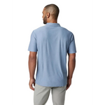 Vuori 01. MENS APPAREL - MENS SS SHIRTS - MENS SS POLO Men's Strato Tech Polo HTY CHAMBRAY HEATHER