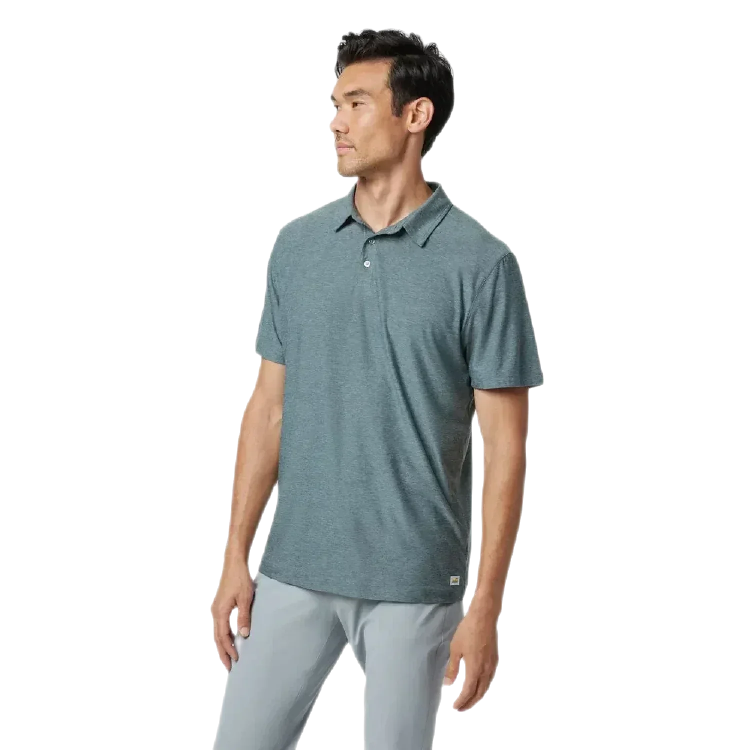 Vuori 01. MENS APPAREL - MENS SS SHIRTS - MENS SS POLO Men's Strato Tech Polo HKR KASHMIR HEATHER