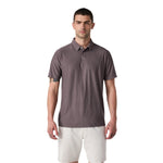 Vuori 01. MENS APPAREL - MENS SS SHIRTS - MENS SS POLO Men's Strato Tech Polo HHB HUCKLEBERRY HEATHER