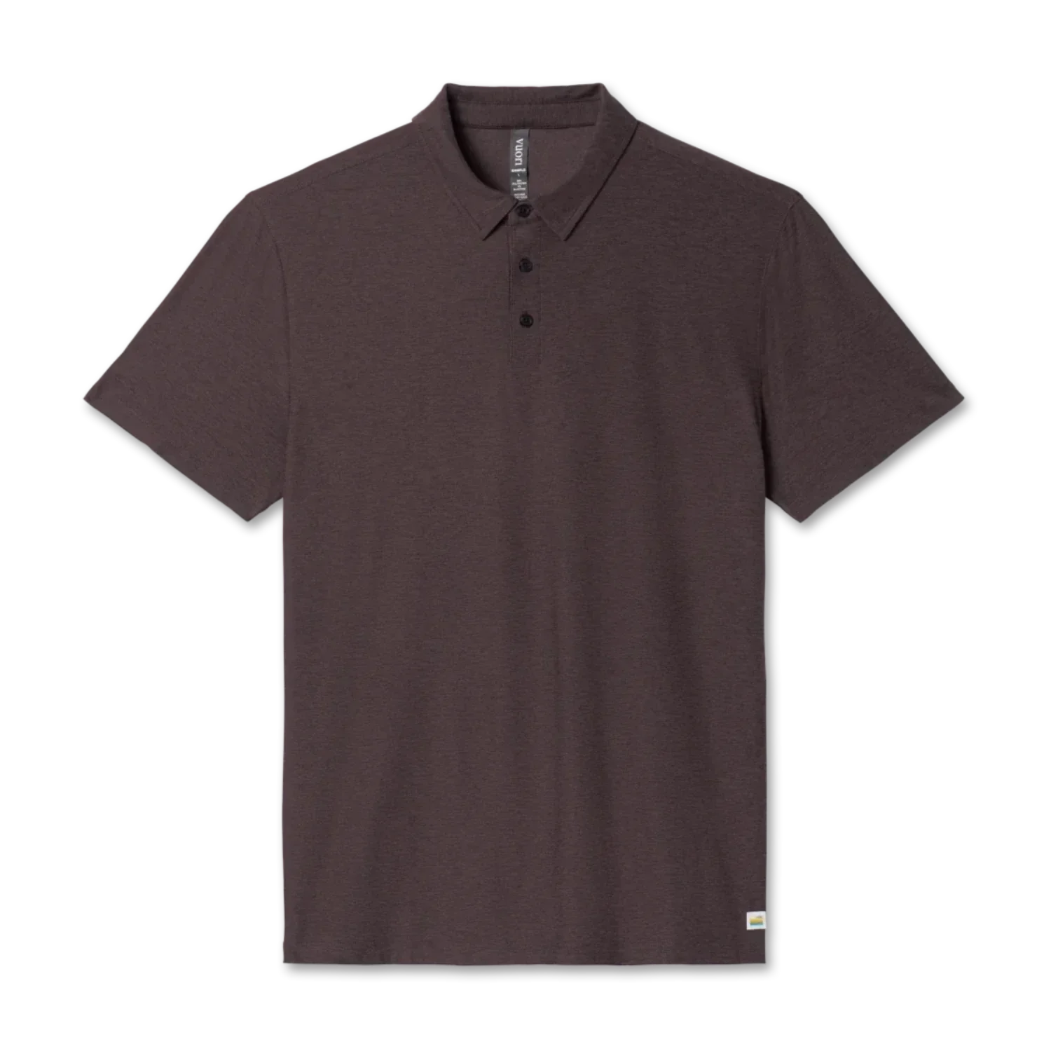 Vuori 01. MENS APPAREL - MENS SS SHIRTS - MENS SS POLO Men's Strato Tech Polo HHS SANGRIA HEATHER