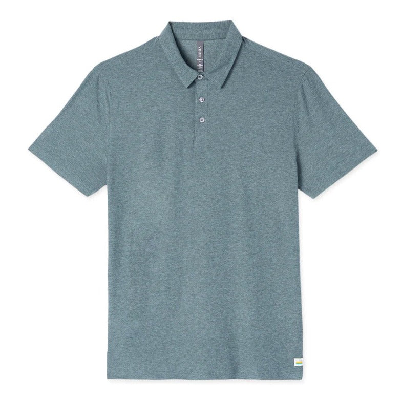 Vuori 01. MENS APPAREL - MENS SS SHIRTS - MENS SS POLO Men's Strato Tech Polo HKR KASHMIR HEATHER