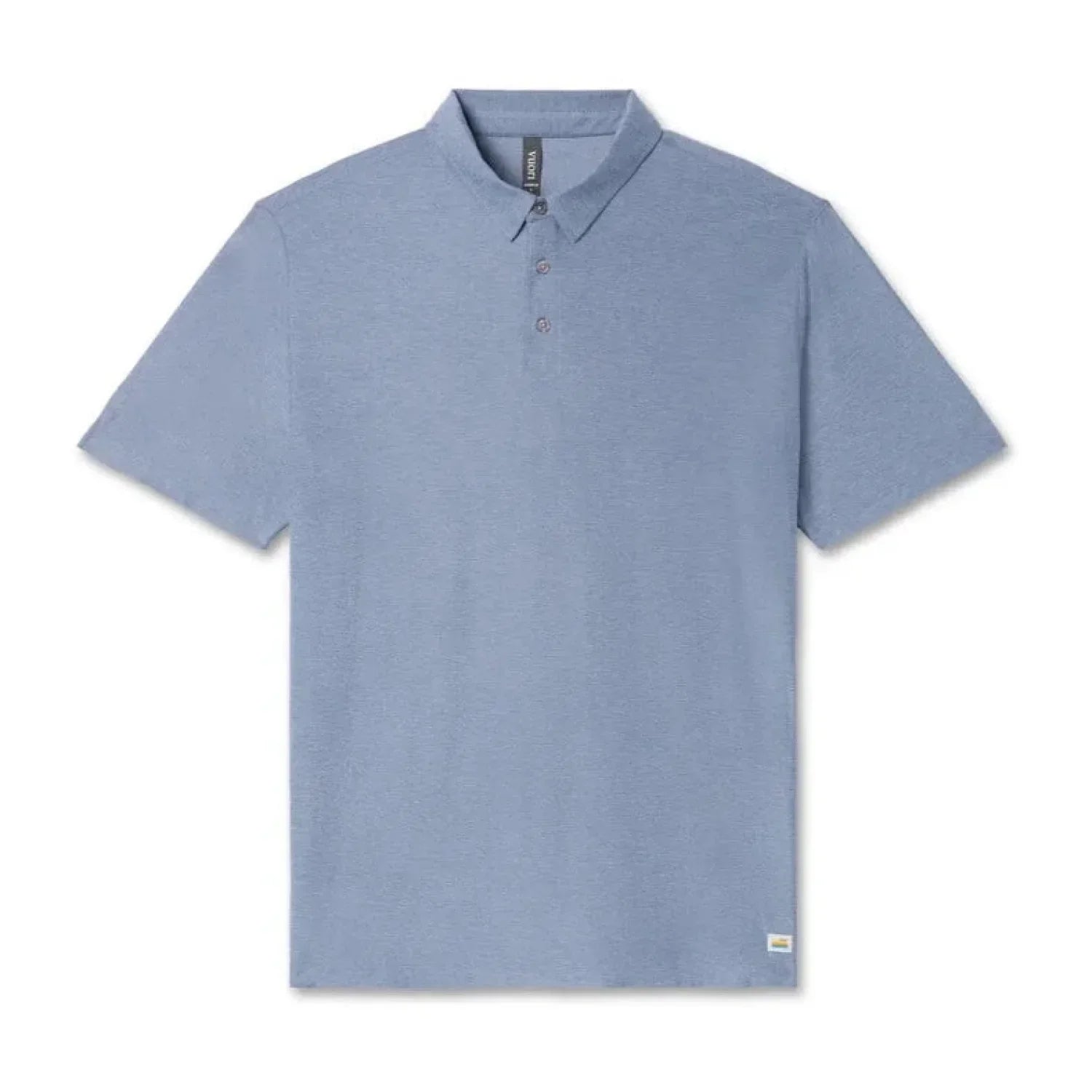 Vuori 01. MENS APPAREL - MENS SS SHIRTS - MENS SS POLO Men's Strato Tech Polo HTY CHAMBRAY HEATHER