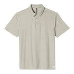 Vuori 01. MENS APPAREL - MENS SS SHIRTS - MENS SS POLO Men's Strato Tech Polo TSH TOAST HEATHER