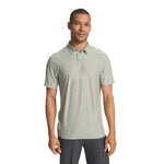 Vuori 01. MENS APPAREL - MENS SS SHIRTS - MENS SS POLO Men's Strato Tech Polo HWS WHITE SAGE HEATHER